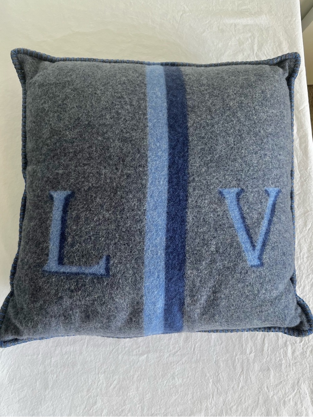 Louis Vuitton Wool/Cashmere Throw Pillow